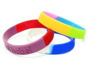 cheap colorfult  custom silicone wristbands /armband /bracelet with print logo